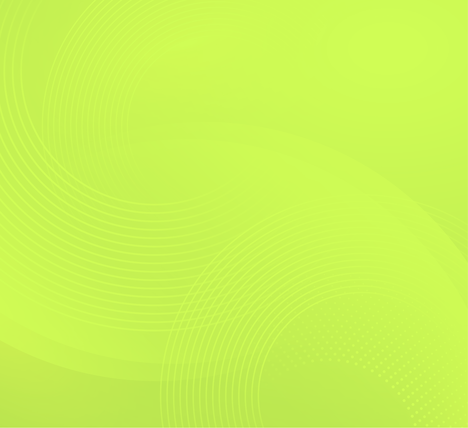 Green abstract background with curved lines.