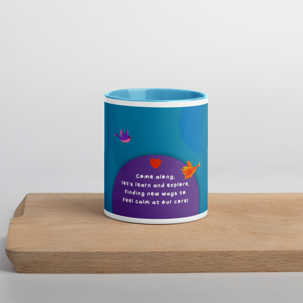 Coffee mug with a colorful, whimsical message about being a unicorn.